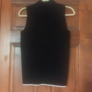 High neck sweater tank